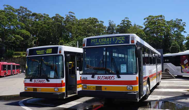 Busways Custom 228 Scania L94UB 468 & MAN 18.260 477